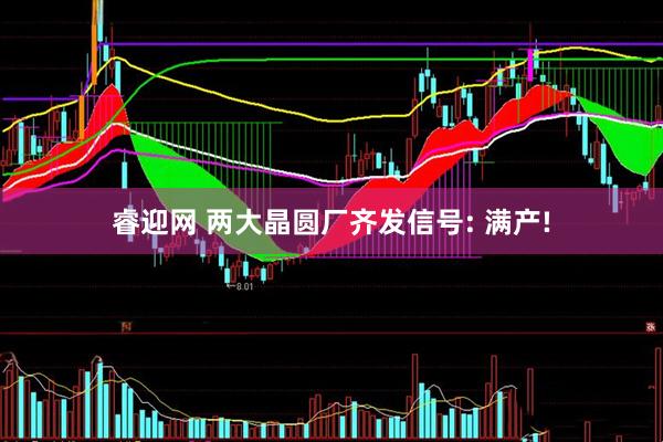睿迎网 两大晶圆厂齐发信号: 满产!