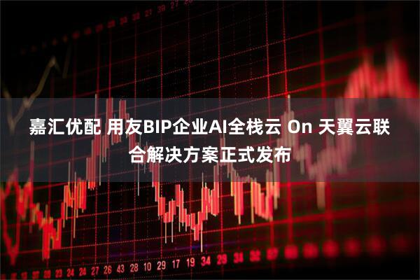 嘉汇优配 用友BIP企业AI全栈云 On 天翼云联合解决方案正式发布