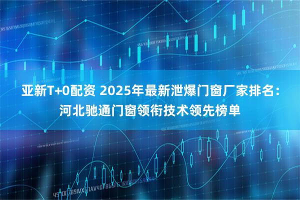 亚新T+0配资 2025年最新泄爆门窗厂家排名：河北驰通门窗领衔技术领先榜单